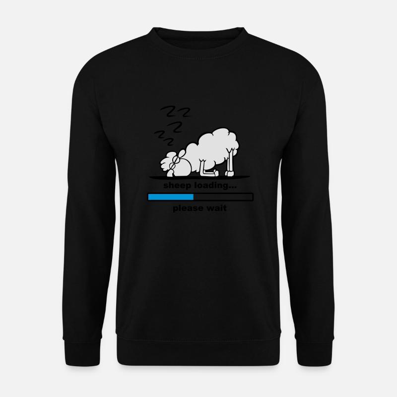 sheep loading - Unisex Sweatshirt - black
