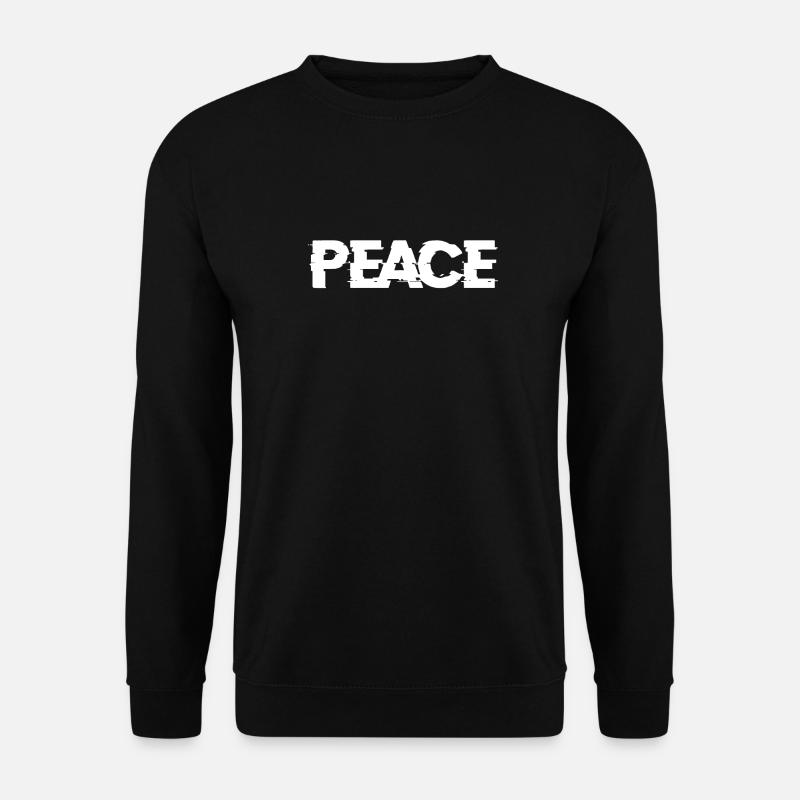 PEACE / PEACE - Unisex Sweatshirt - black