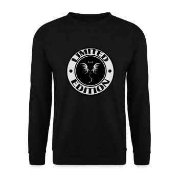 angel devil limited - Unisex Sweatshirt - black - Front - Alina (178cm) & Michal (187cm)