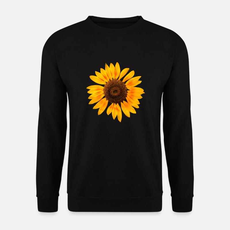 Sonnenblume - Unisex Pullover - Schwarz