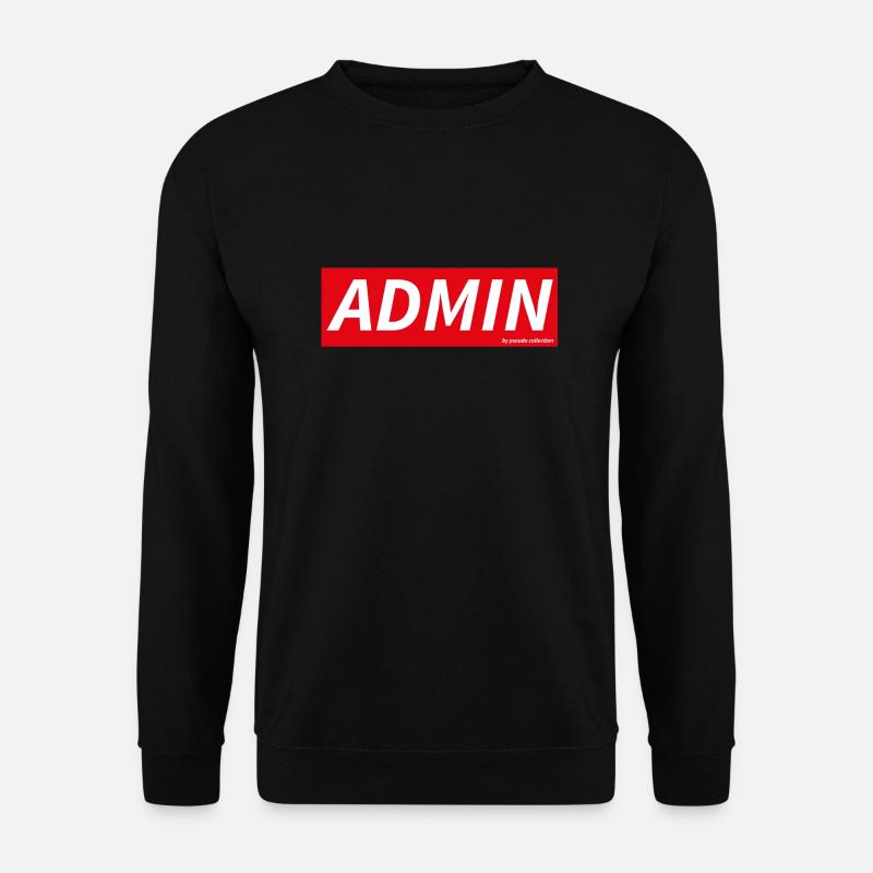 ADMIN - Unisex Pullover - Schwarz