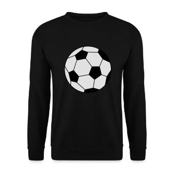 Fußball - Unisex Pullover - Schwarz - Vorne - Alina (178cm) & Michal (187cm)