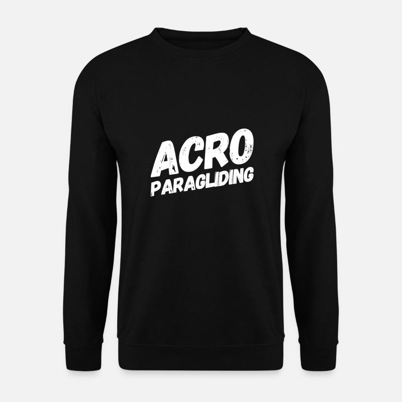 Acro Paragliding - Gleitschirmakrobatik - Unisex Pullover - Schwarz