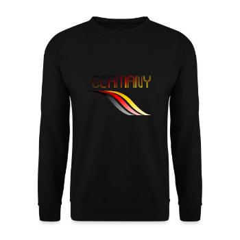 Germany 2 - Unisex Pullover - Schwarz - Vorne - Alina (178cm) & Michal (187cm)