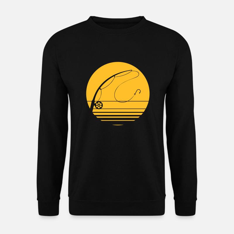 Fishing In The Sunset - Unisex Sweatshirt - black