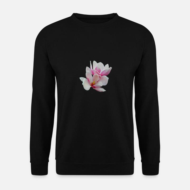 Rosa Magnolie - Unisex Pullover - Schwarz