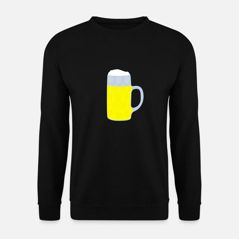 Bierglas, Bierkrug - Unisex Pullover - Schwarz