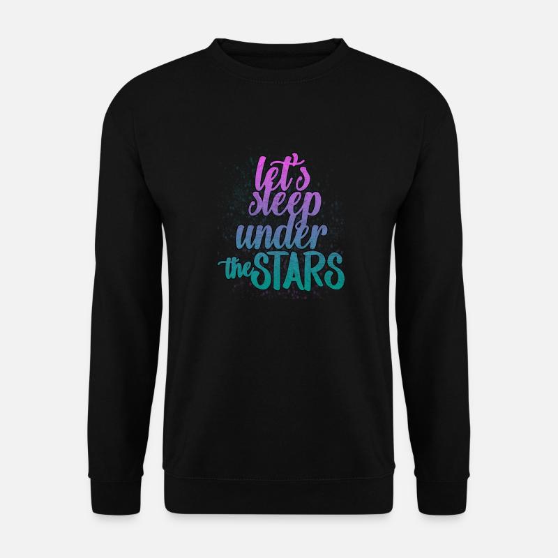 Sternenhimmel Nachthimmel - Unisex Pullover - Schwarz