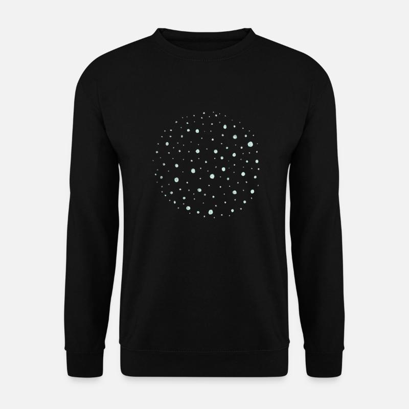 Punkte - Unisex Pullover - Schwarz