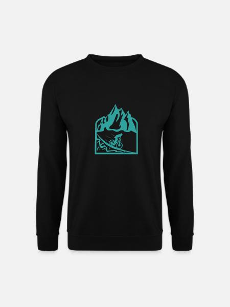 Mountainbike Biker Geschenkidee - Unisex Pullover - Schwarz