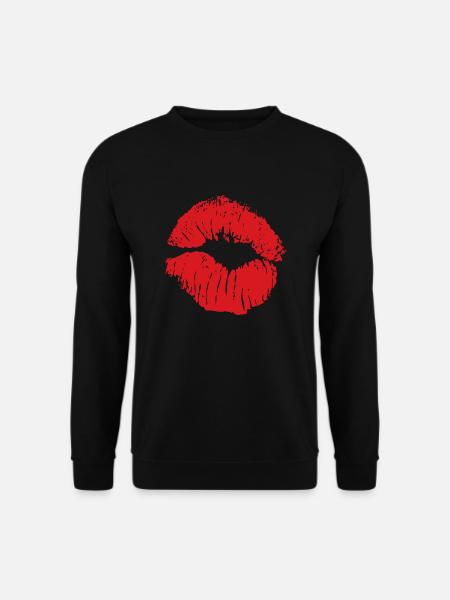 Baisers De - Sweat-shirt Unisexe - noir