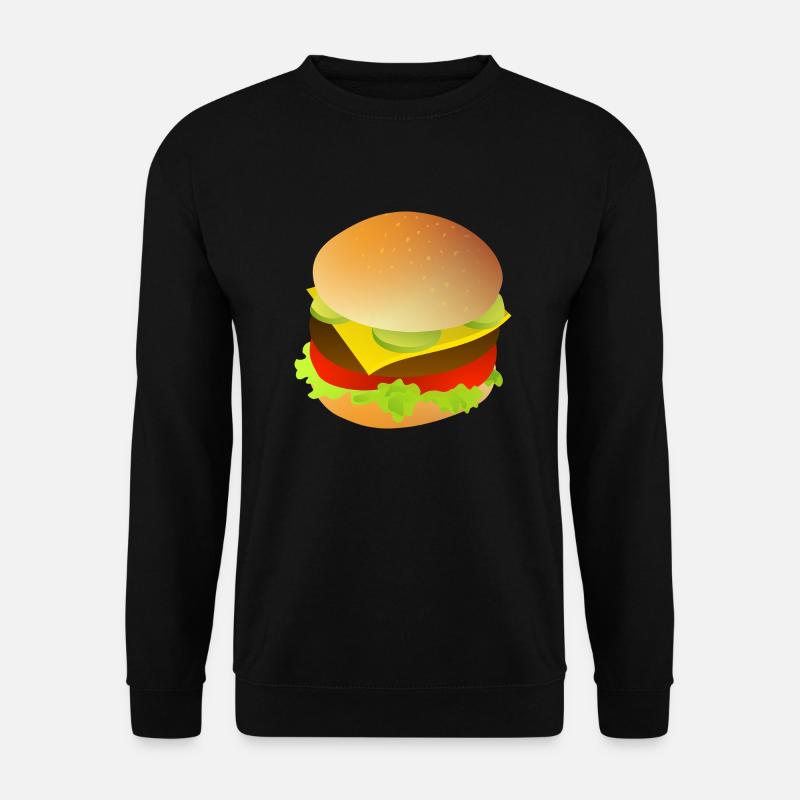 Burger - Unisex Sweatshirt - black