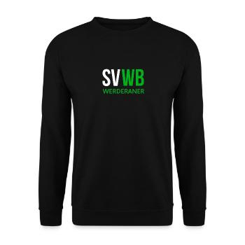 Football de brême - Sweat-shirt Unisexe - noir - Devant - Alina (178cm) & Michal (187cm)
