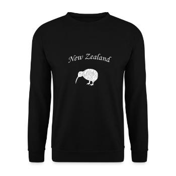Nouvelle-Zélande Kiwi - Sweat-shirt Unisexe - noir - Devant - Alina (178cm) & Michal (187cm)
