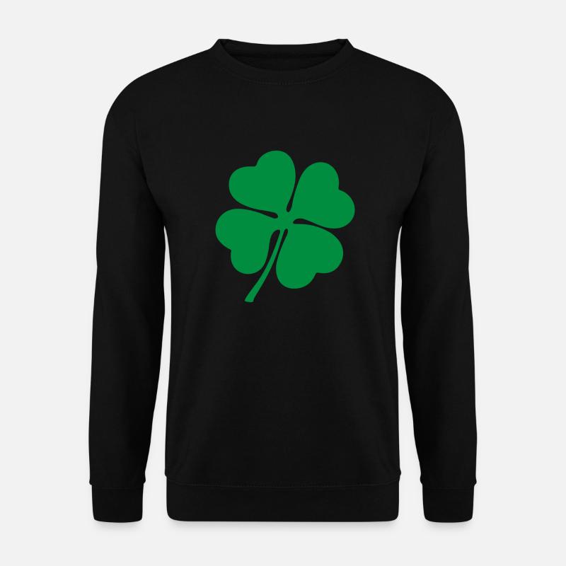Irish clover de - Unisex Pullover - Schwarz
