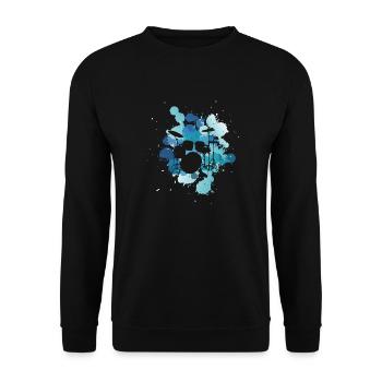 Schlagzeug - Unisex Pullover - Schwarz - Vorne - Alina (178cm) & Michal (187cm)