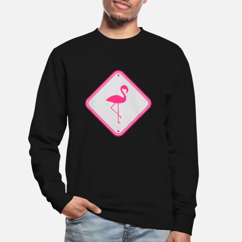 warning note caution caution shield danger fla Unisex Sweatshirt