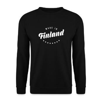 Finlande - Sweat-shirt Unisexe - noir - Devant - Alina (178cm) & Michal (187cm)