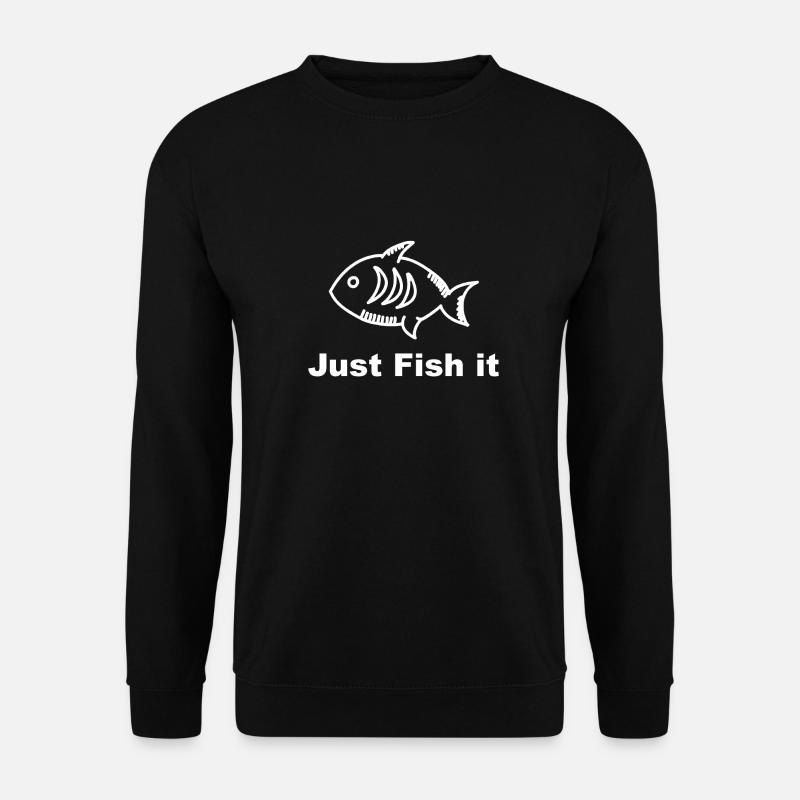 Angler - Unisex Pullover - Schwarz