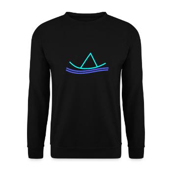 navigation à voile - Sweat-shirt Unisexe - noir - Devant - Alina (178cm) & Michal (187cm)