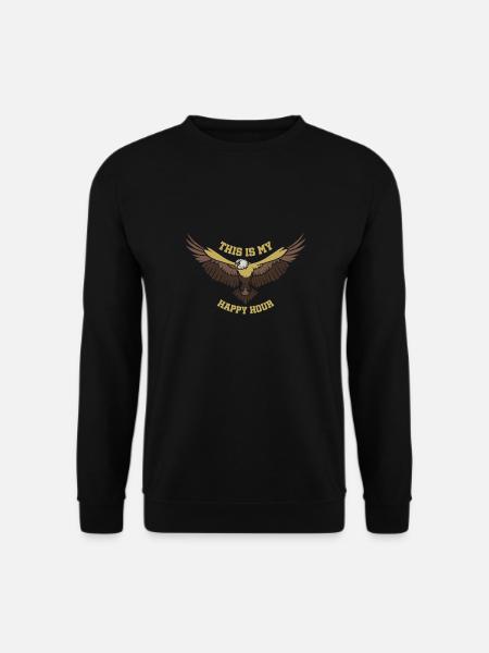 Eagle Falcon Gift Bird - Unisex Sweatshirt - black
