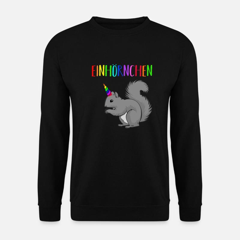 Einhörnchen - Unisex Sweatshirt - black