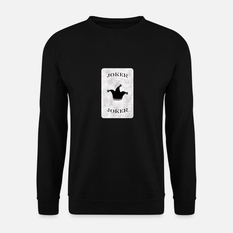 JOKER POKER GAME - Unisex Sweatshirt - black
