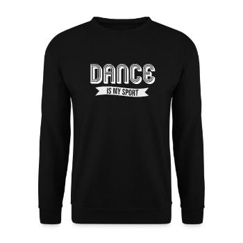Dance Dancing Dancer Sport Athletic Dancer Party - Unisex Sweatshirt - black - Front - Alina (178cm) & Michal (187cm)