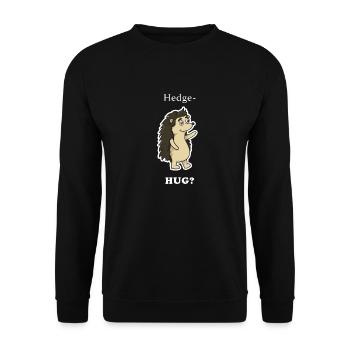 Hérisson hérisson - Sweat-shirt Unisexe - noir - Devant - Alina (178cm) & Michal (187cm)