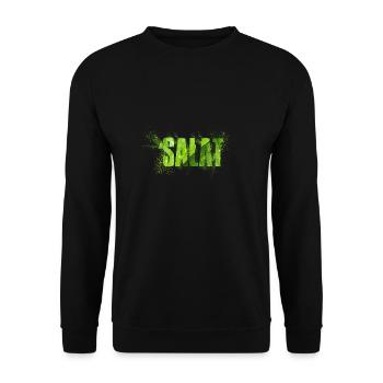 salade - Sweat-shirt Unisexe - noir - Devant - Alina (178cm) & Michal (187cm)