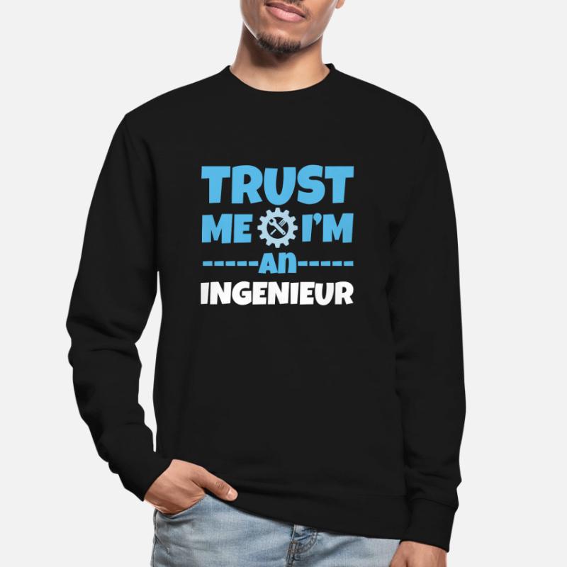Engineer engineering electrical engineer saying Unisex Sweatshirt