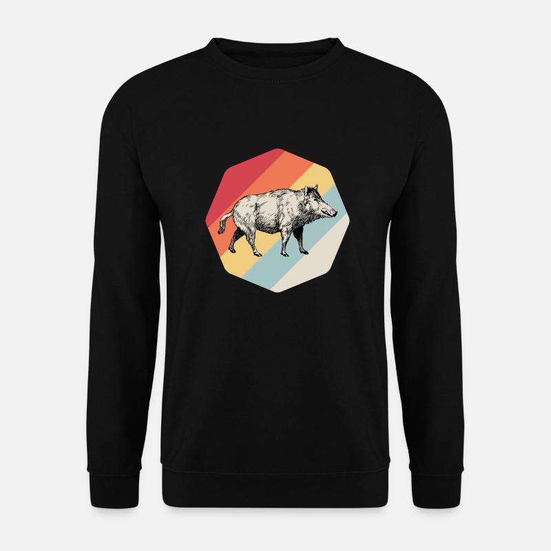 Wildschwein - Unisex Pullover - Schwarz