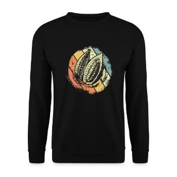 Chocolate cocoa - Unisex Sweatshirt - black - Front - Alina (178cm) & Michal (187cm)