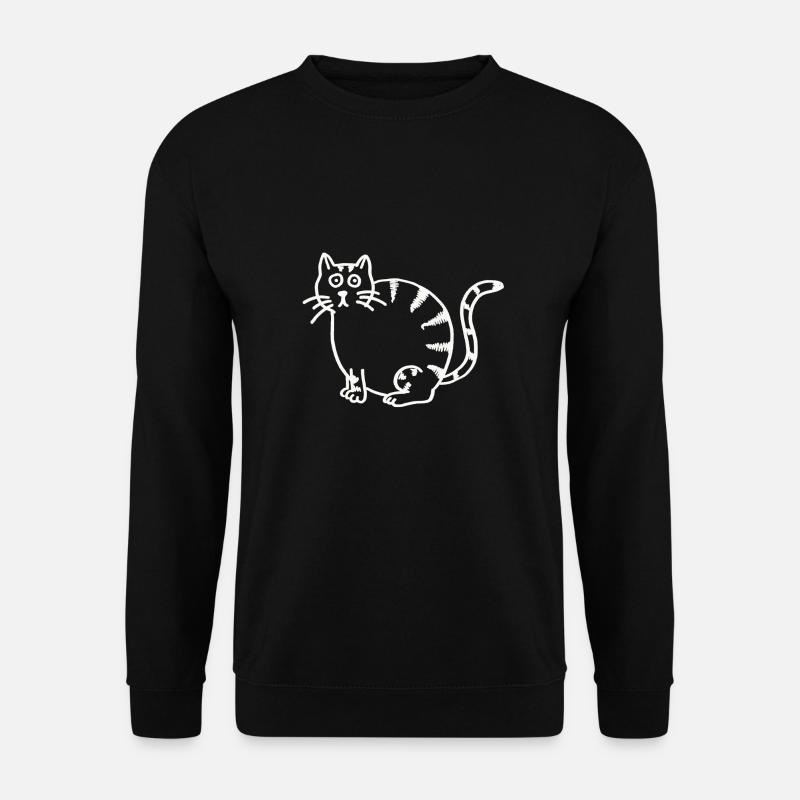 THICK CAT - Unisex Sweatshirt - black