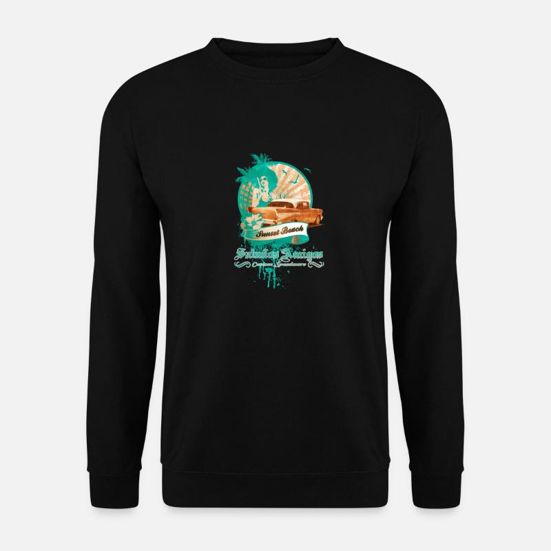 Sunset Beach - Unisex Pullover - Schwarz
