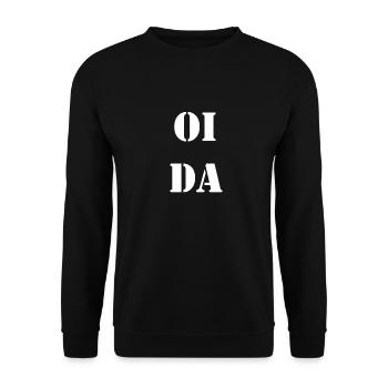 OIDA - Unisex Pullover - Schwarz - Vorne - Alina (178cm) & Michal (187cm)