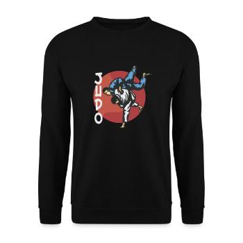 Martial Arts Judo Martial Arts - Gift Idea - Unisex Sweatshirt - black - Front - Alina (178cm) & Michal (187cm)
