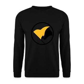 Anarcho Capitalism - Unisex Sweatshirt - black - Front - Alina (178cm) & Michal (187cm)