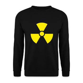 Atom - Unisex Pullover - Schwarz - Vorne - Alina (178cm) & Michal (187cm)