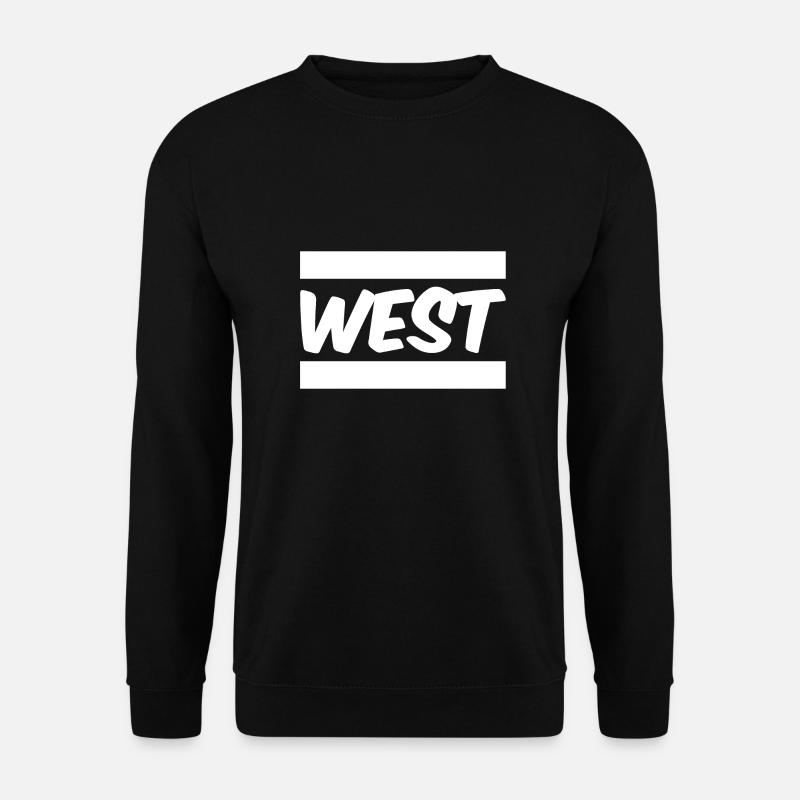 west - Unisex Sweatshirt - black