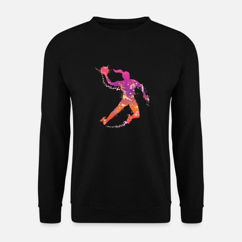 handball female de - Unisex Pullover - Schwarz