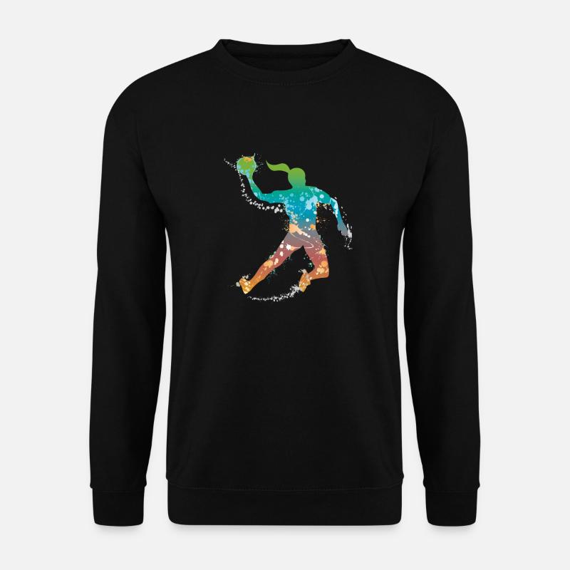 handball female de - Unisex Pullover - Schwarz