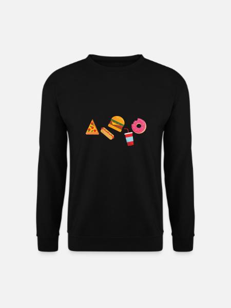 Food T-Shirt - Unisex Pullover - Schwarz
