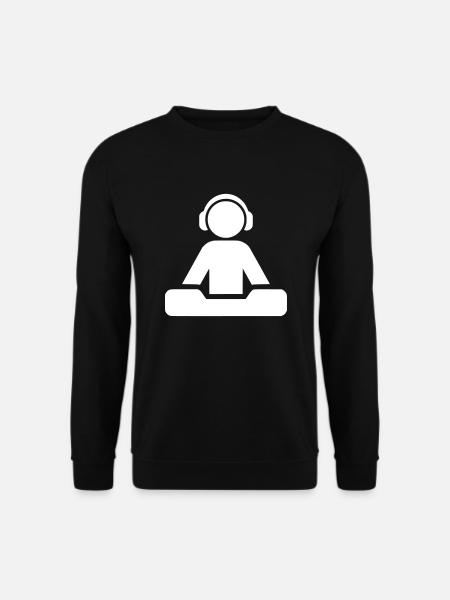 DJ Musikproduzent Disko Club Techno Dj outfit Part - Unisex Pullover - Schwarz