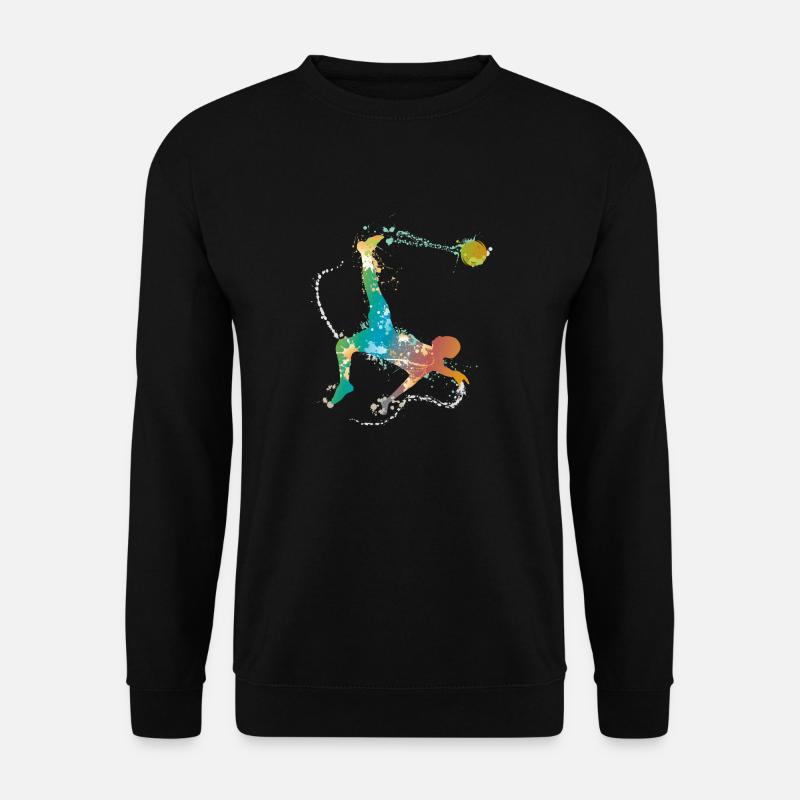 soccer male de - Unisex Pullover - Schwarz