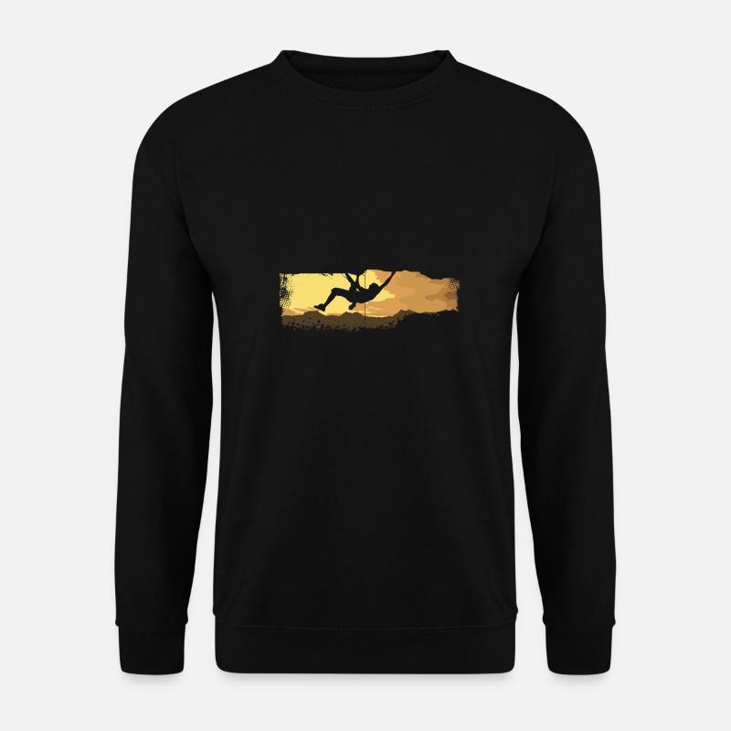 Extremklettern Klettern extreme climbing Bouldern - Unisex Pullover - Schwarz