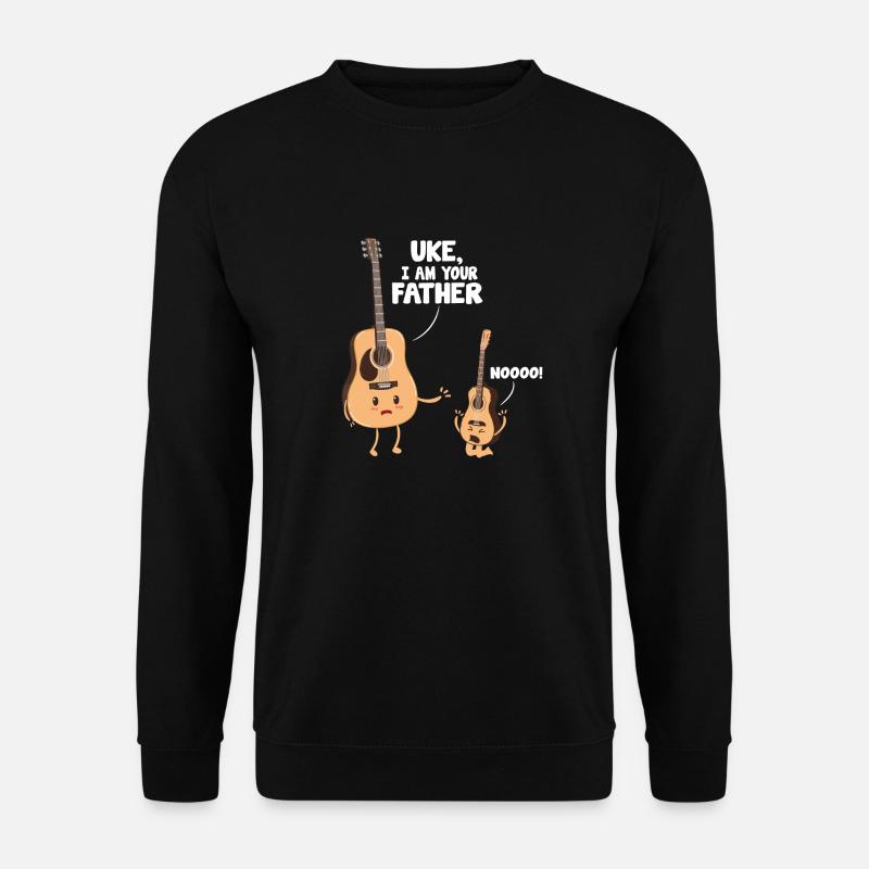 UKE I AM YOUR FATHER ! NOOO! - Unisex Pullover - Schwarz