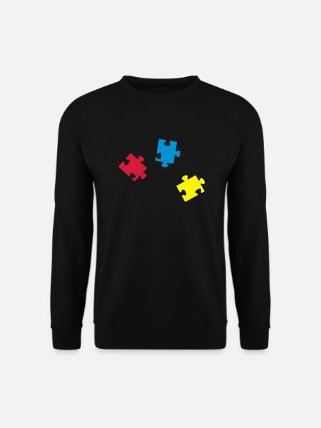puzzle_teile_tk3 - Sweat-shirt Unisexe - noir