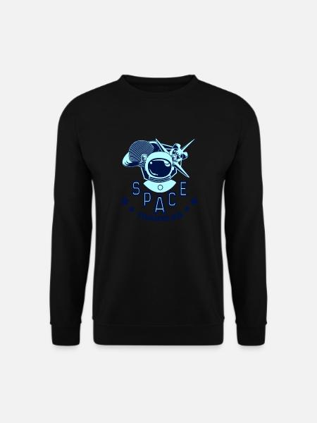 Astronaut Space Universe Sky Cosmos Gift - Unisex Sweatshirt - black