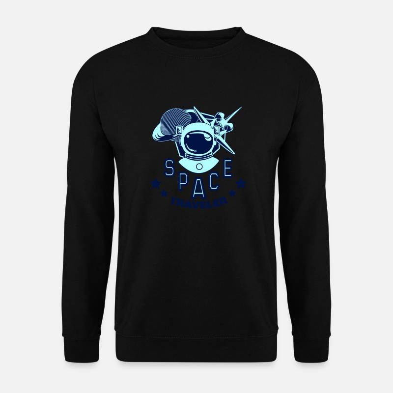 L’astronaute spatial monde ciel cosmos cadeau - Sweat-shirt Unisexe - noir
